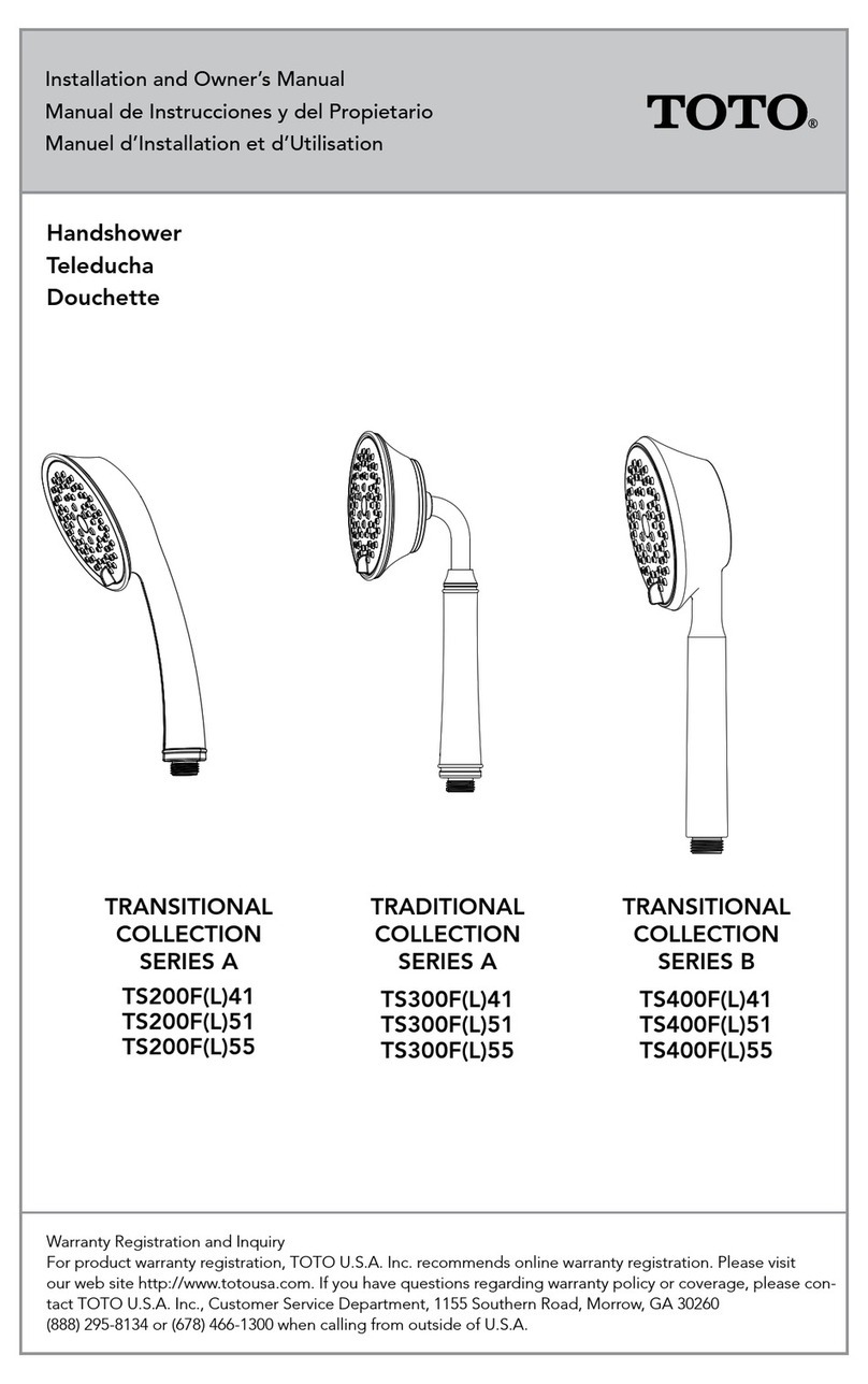 Toto TRANSITIONAL A Series User manual