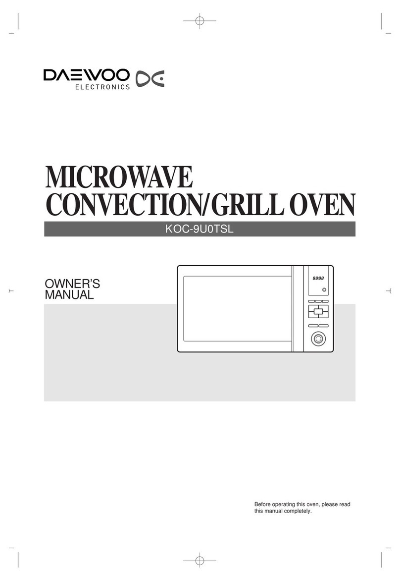 DAEWOO ELECTRONICS KOC-9U0TSL User manual