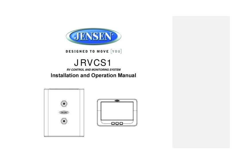 ASA Electronics JENSEN JRVCS1 Installation and operation manual