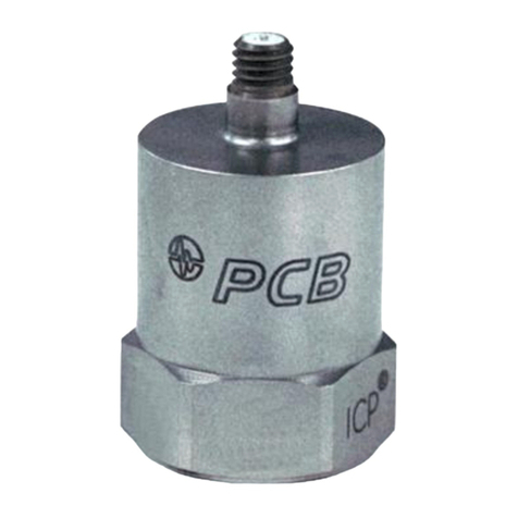 PCB Piezotronics 351B42 Installation and operating manual