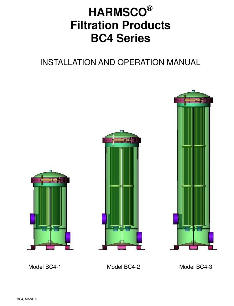 HARMSCO BC4 Series Installation and operation manual