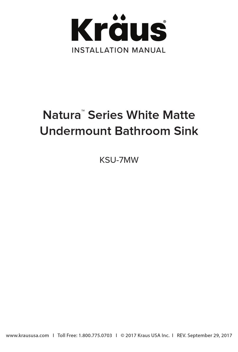 Kraus Natura KSU-7MW installation manual Kraus Natura KSU-7MW installation manual