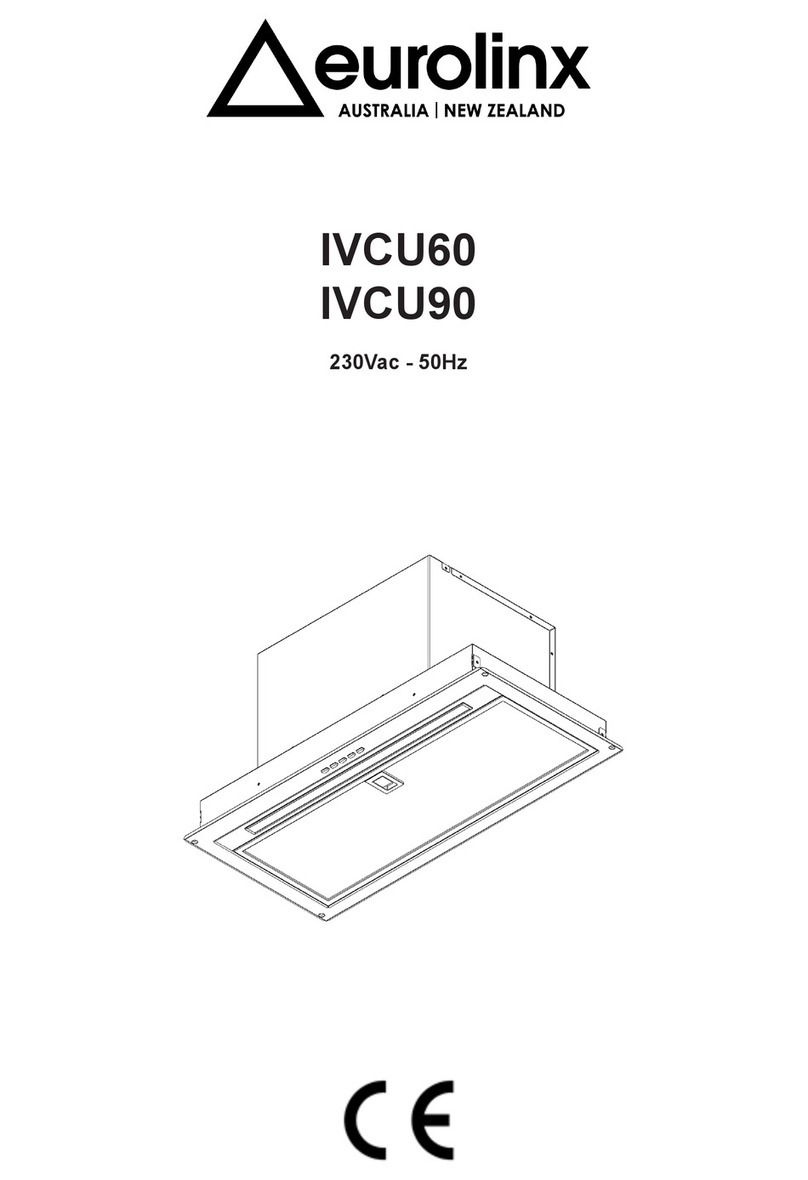 ILVE eurolinx IVCU Series Installation, operating, & maintenance instructions ILVE eurolinx IVCU Series Installation, operating, & maintenance instructions