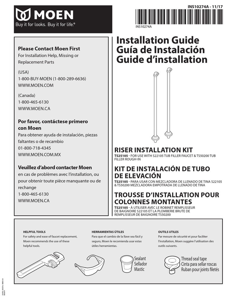 Moen TS25105 User manual
