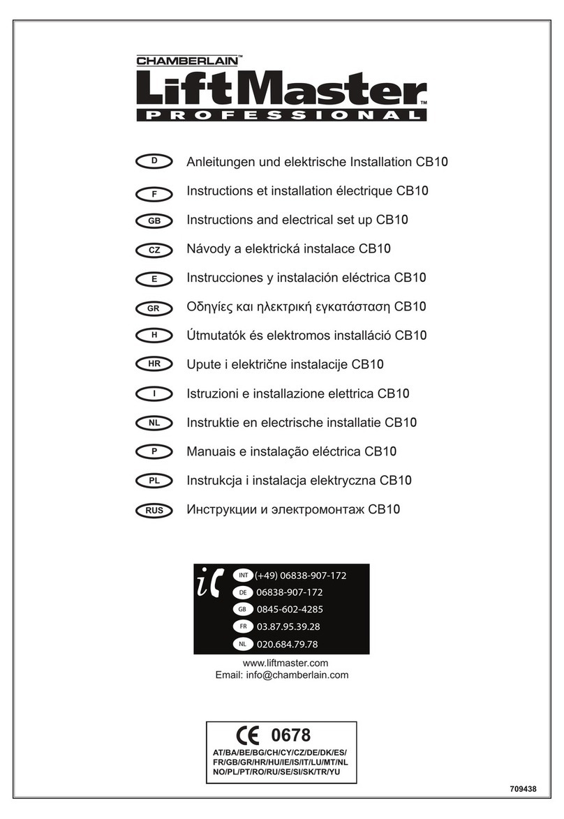 Chamberlain CB10 User manual