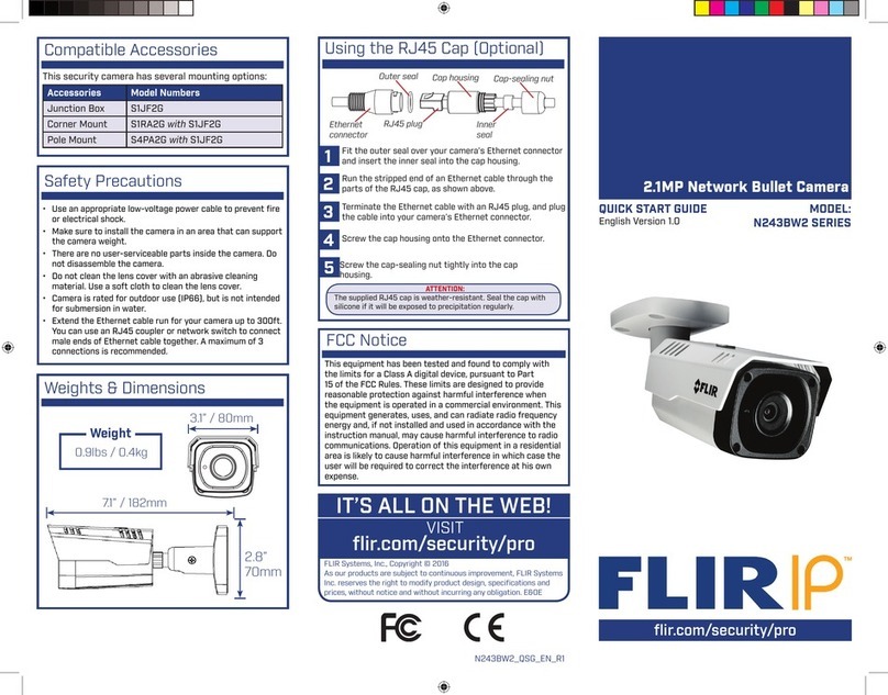 FLIR IP N243BW2 Series quick start guide