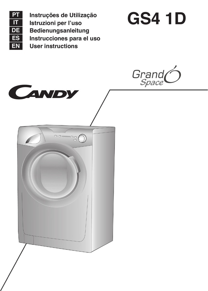 Candy GRAND'O SPACE GS4 1D User manual