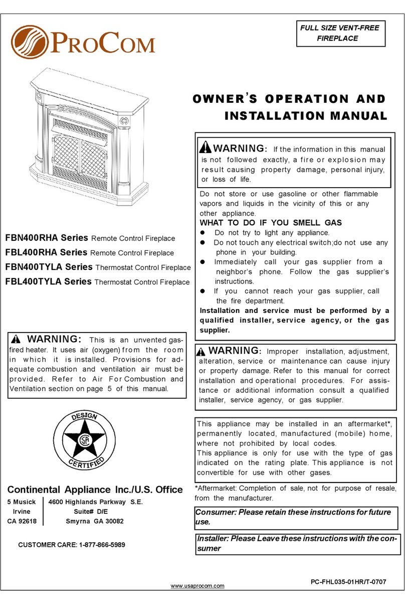 Procom FBN400RHA Series Quick start guide Procom FBN400RHA Series Quick start guide