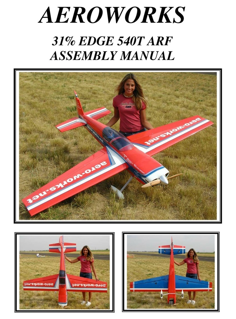 AeroWorks 31% EDGE 540T ARF Assembly manual