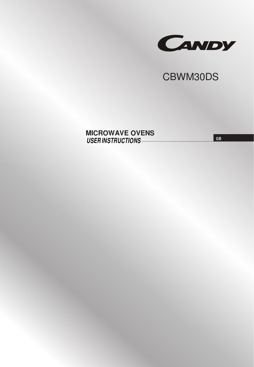 Candy CBWM30DS User instructions