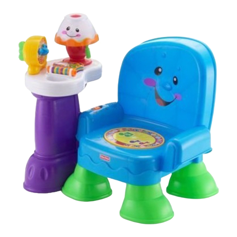 Fisher-Price Laugh & Learn Musical Learning Chair User manual