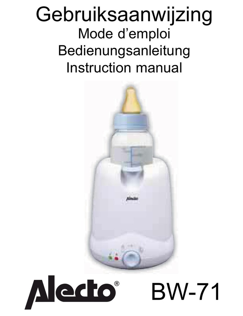 Alecto BW-71 instruction manual