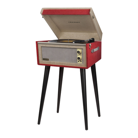 Crosley DANSETTE II BERMUDA CR6233D-RE instruction manual