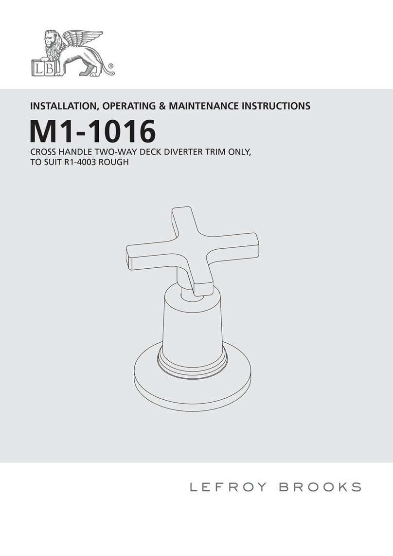 Lefroy Brooks M1-1016 Assembly instructions