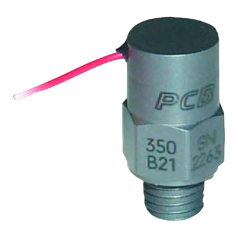 PCB Piezotronics 350B21 Installation and operating manual PCB Piezotronics 350B21 Installation and operating manual