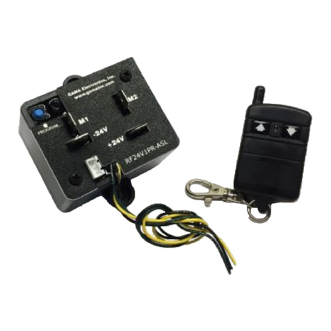 GAMA Electronics RF24V-1PR-ASL instruction manual