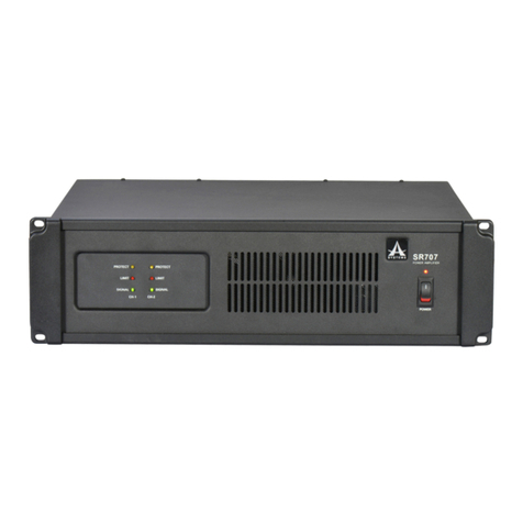 A SYSTEMS SR707 User manual