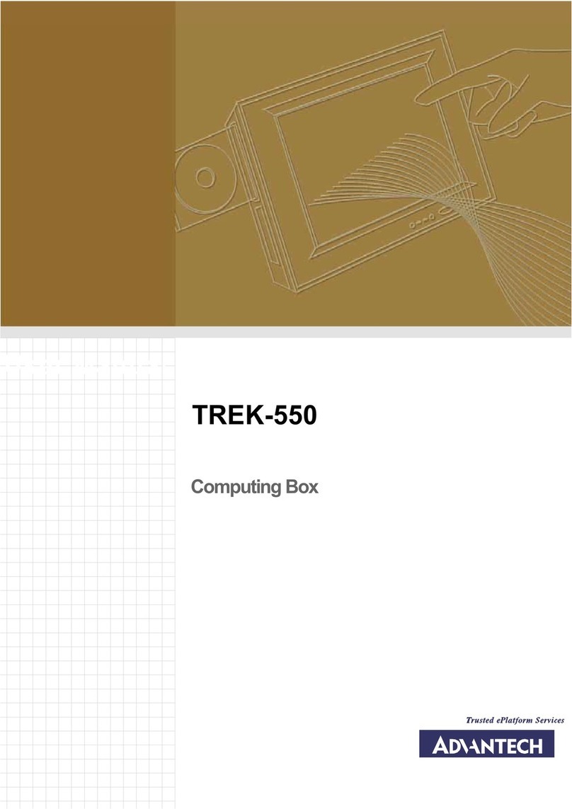 Advantech TREK-550-A00E User manual Advantech TREK-550-A00E User manual