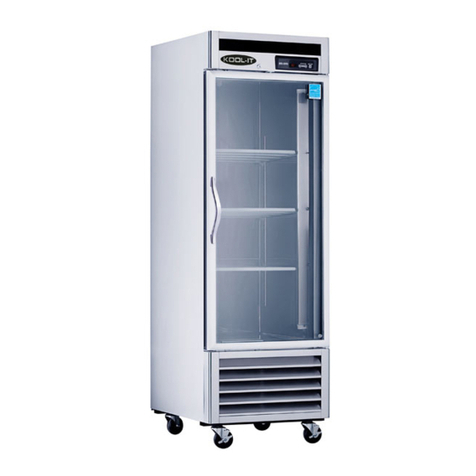Kool-It KBSR-1G Installation and operation manual