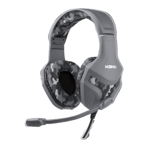 Konix MYTHICS PS-400-CAMO User manual
