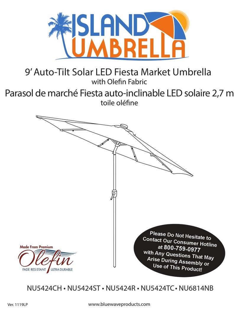 Island Umbrella NU5424R User manual