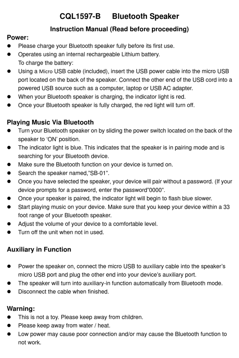 Conquer CQL1597-B User manual Conquer CQL1597-B User manual