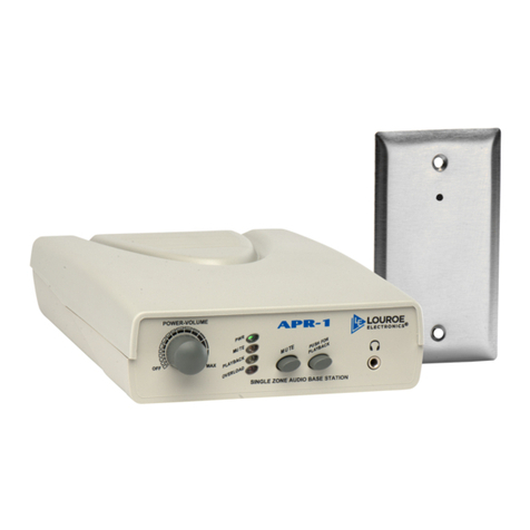 Louroe Electronics ASK-4 102 User manual