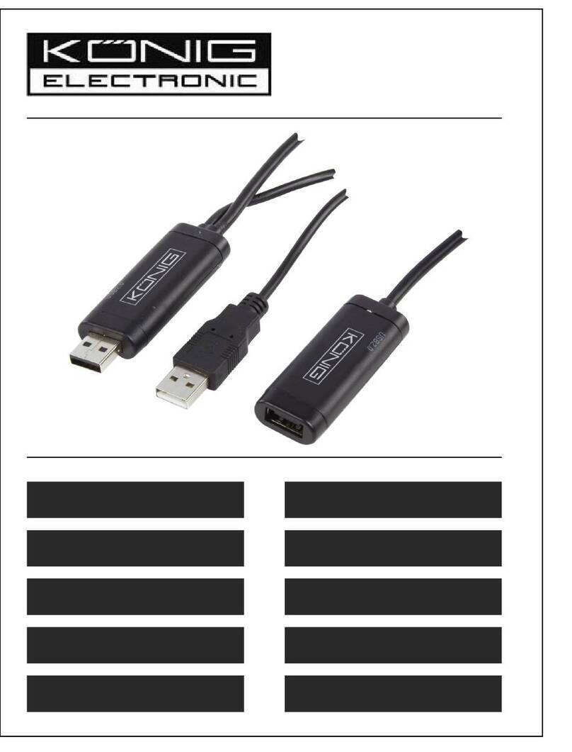 König Electronic CMP-USBREP5 manual