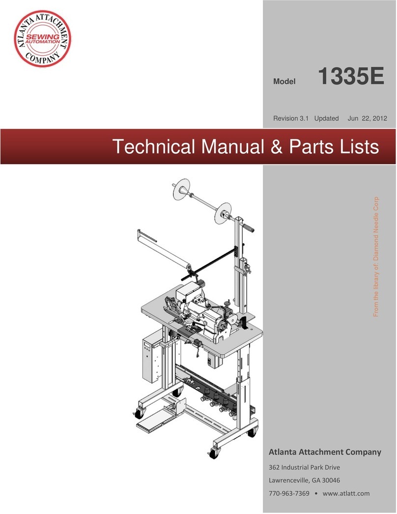 Atlanta Attachment Company 1335E User manual
