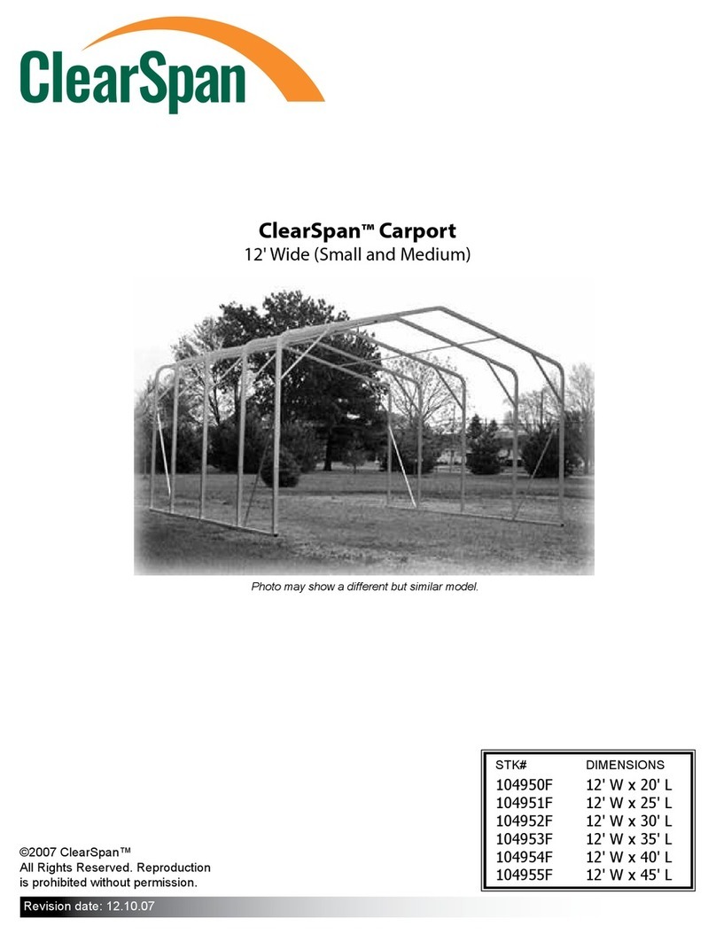 ClearSpan ClearSpan 104950F User manual ClearSpan ClearSpan 104950F User manual