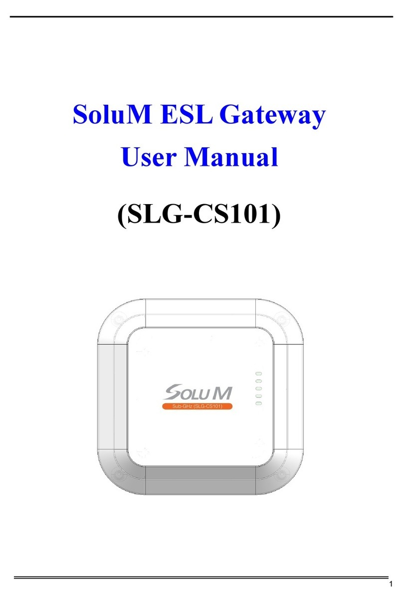 SoluM SLG-CS101 user manual