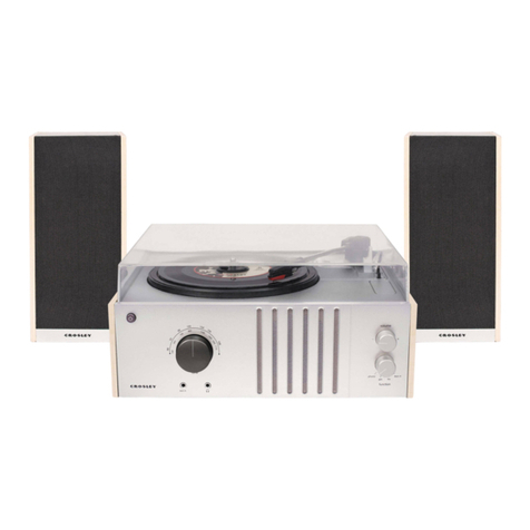 Crosley Player II CR6018D instruction manual