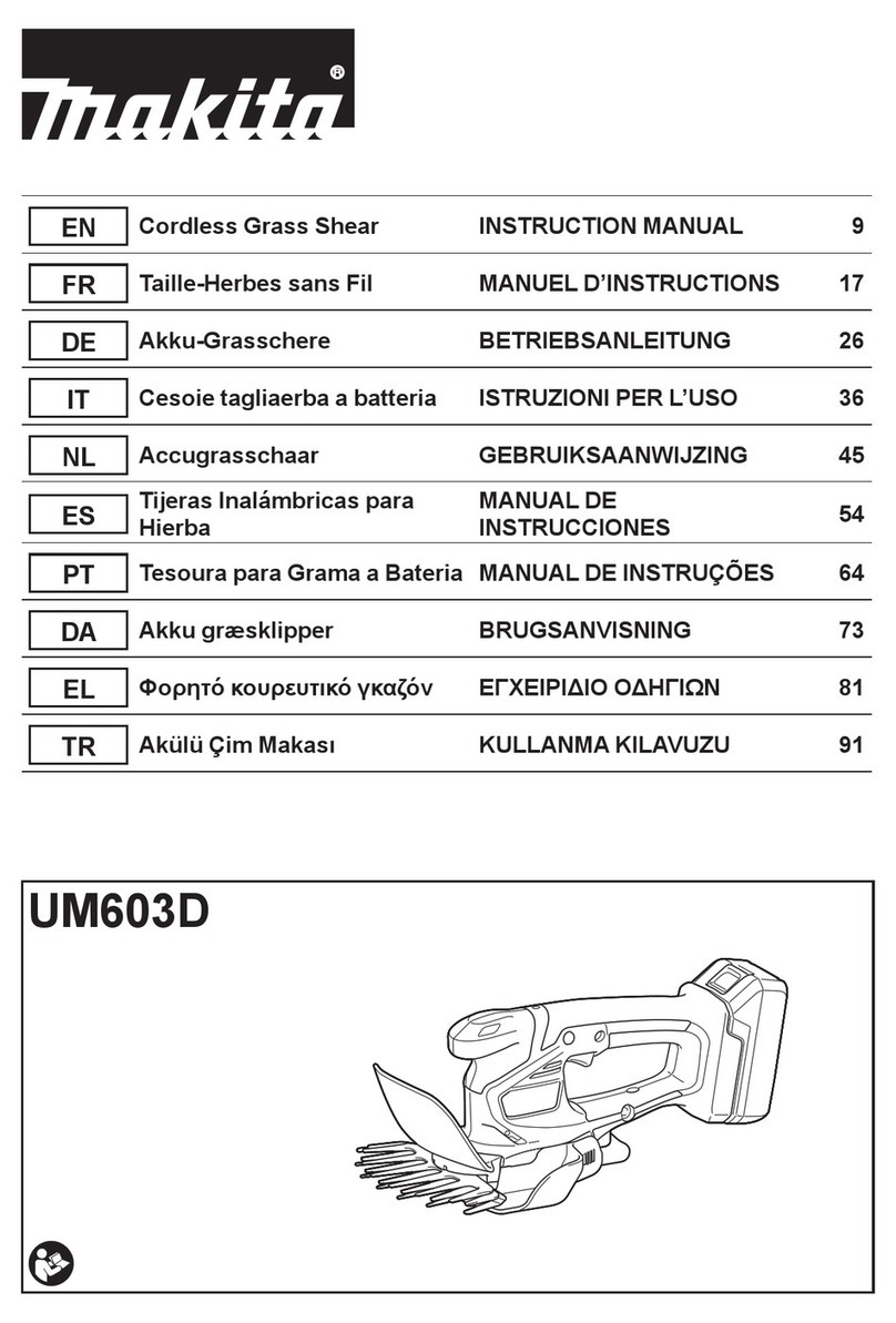 Makita UM603D instruction manual Makita UM603D instruction manual