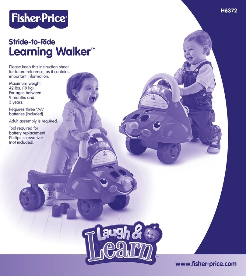 Fisher-Price Laugh & Learn Learning Walker User manual