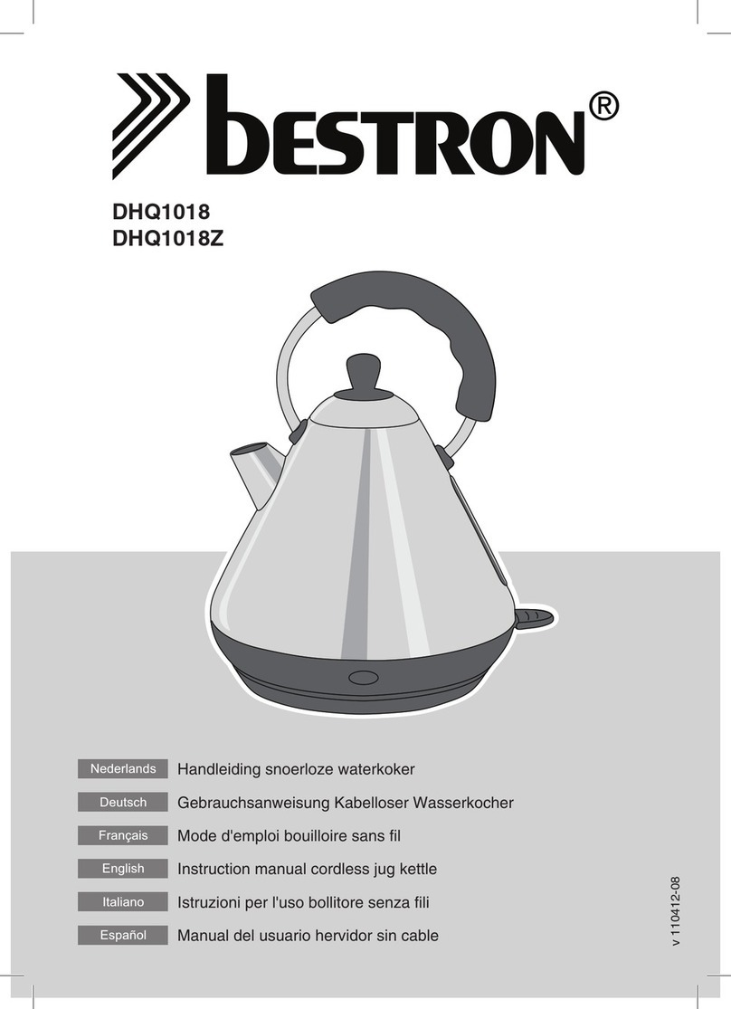 Bestron DHQ1018 User manual