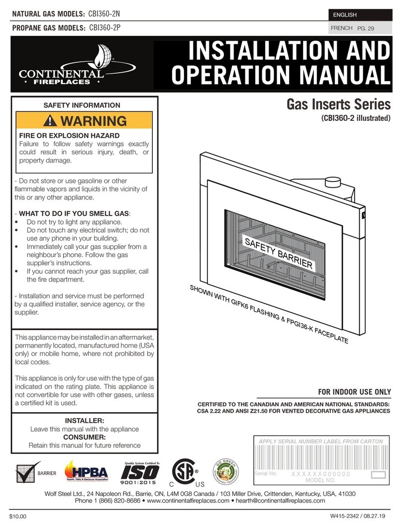 Napoleon CBI360-2N User manual