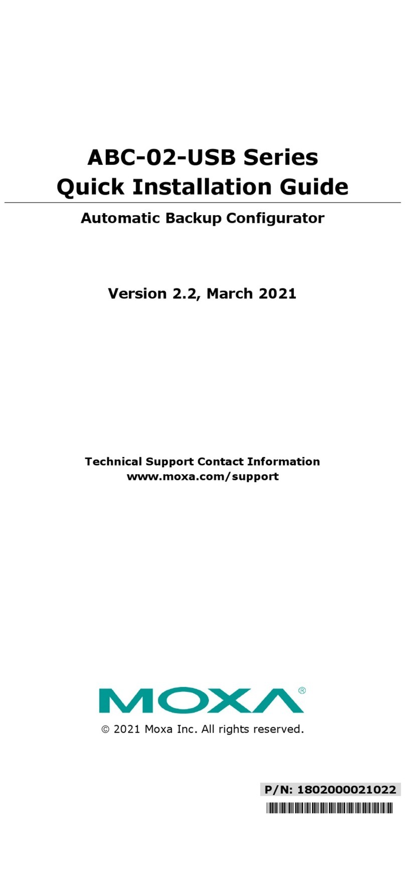 Moxa Technologies ABC-02-USB-T Quick installation guide Moxa Technologies ABC-02-USB-T Quick installation guide