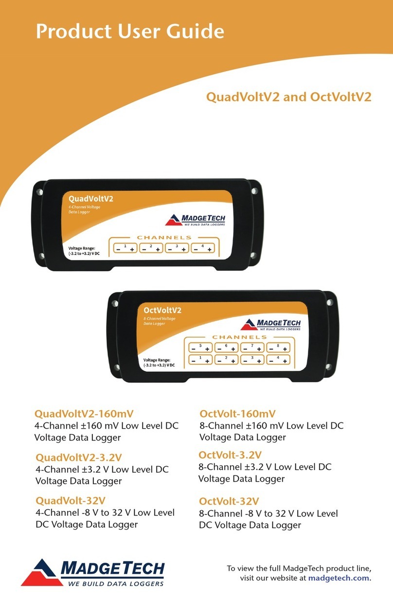 MadgeTech QuadVoltV2 Specification sheet