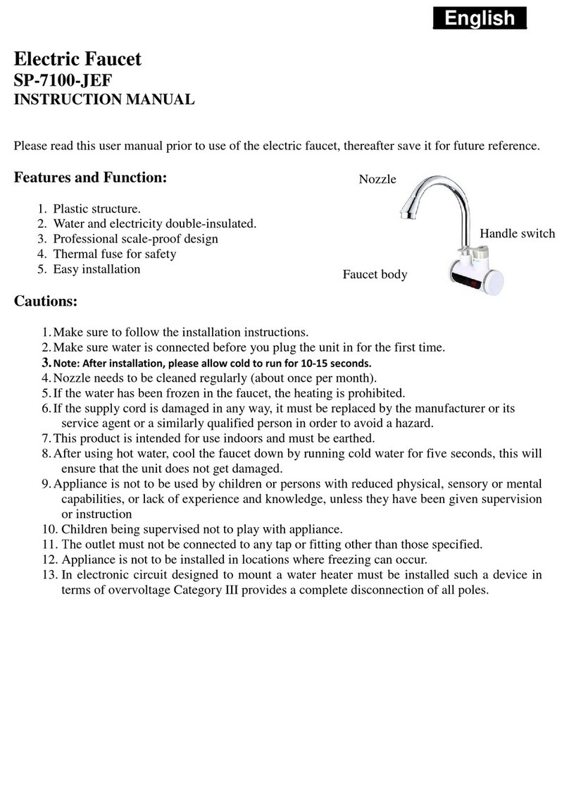 Sapir SP-7100-JEF instruction manual