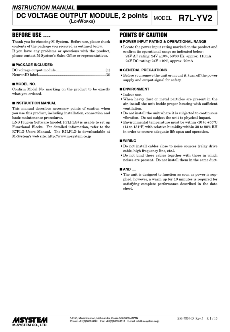 M-system R7L-YV2 User manual