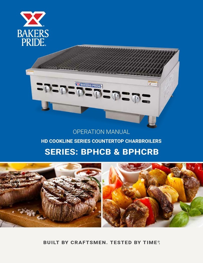 Bakers Pride BPHCB Series Operation manual Bakers Pride BPHCB Series Operation manual