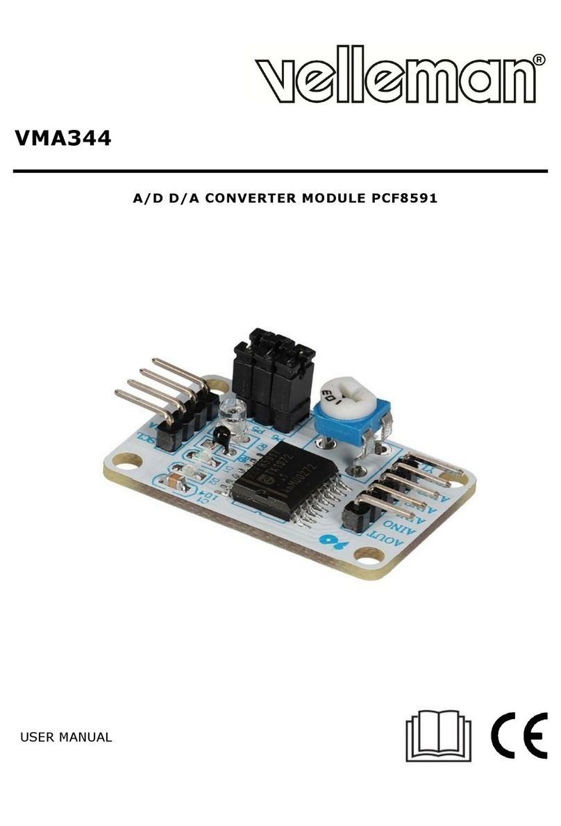 Velleman VMA344 user manual