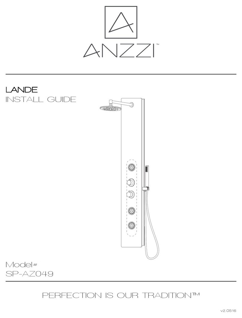 Anzzi LANDE SP-AZ049 User manual