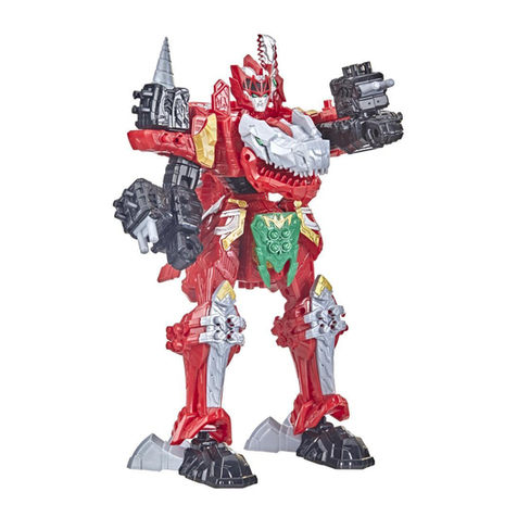 Hasbro Power Rangers Dino Fury T-Rex Champion Zord quick start guide Hasbro Power Rangers Dino Fury T-Rex Champion Zord quick start guide
