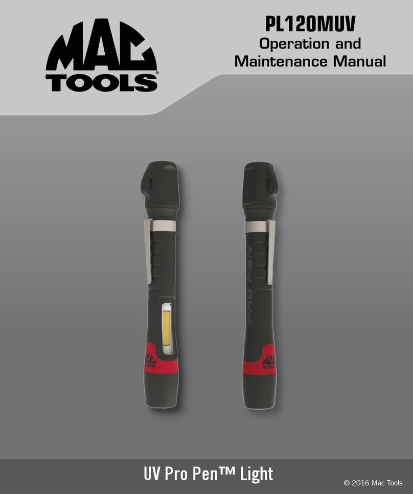 MAC TOOLS PL120MUV User manual