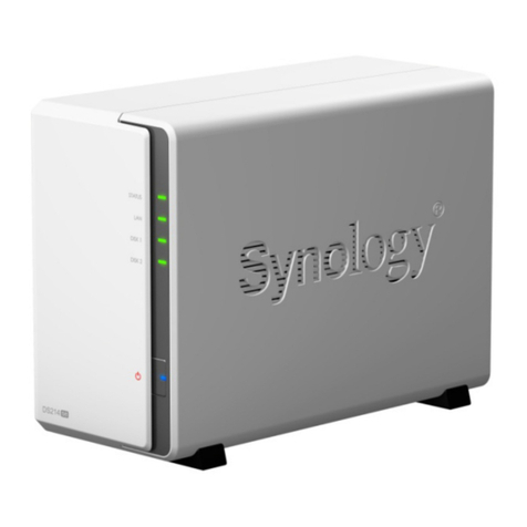 Synology DiskStation DS214se User manual Synology DiskStation DS214se User manual