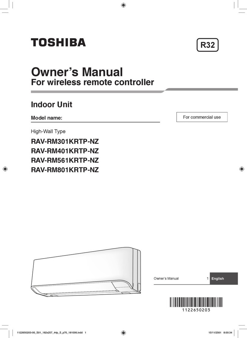 Toshiba RAV-RM301KRTP-NZ owner's manual