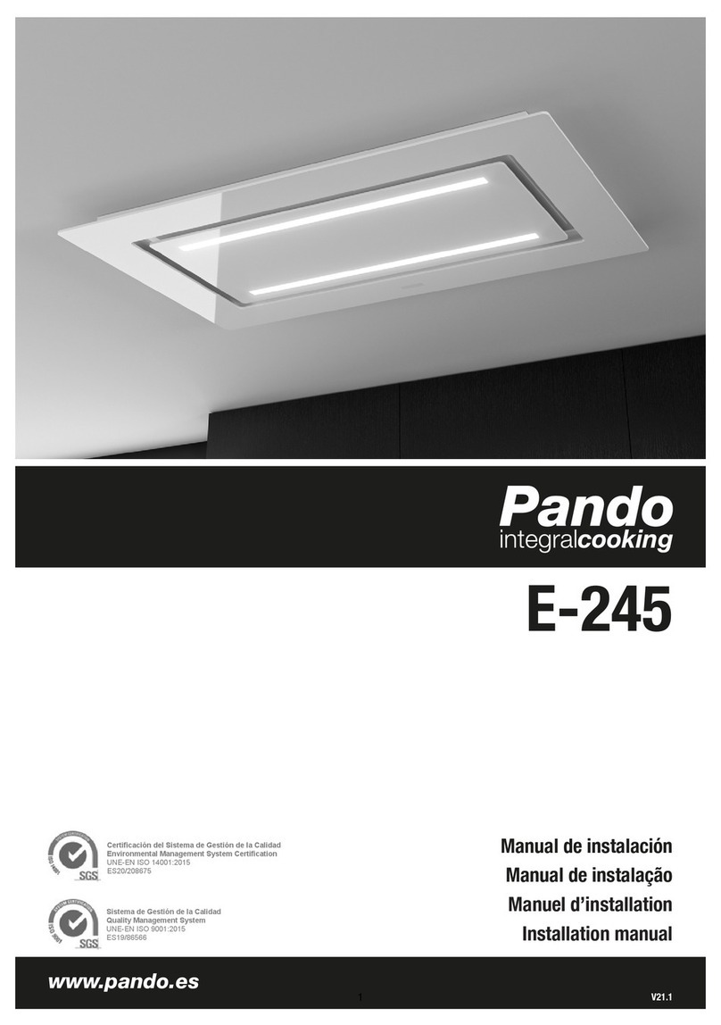 Pando E-245 installation manual
