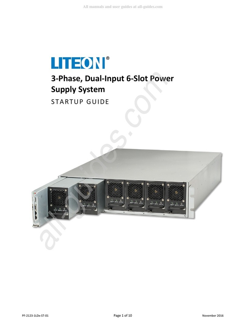 LiteOn PF-2123-1LD Series Startup guide