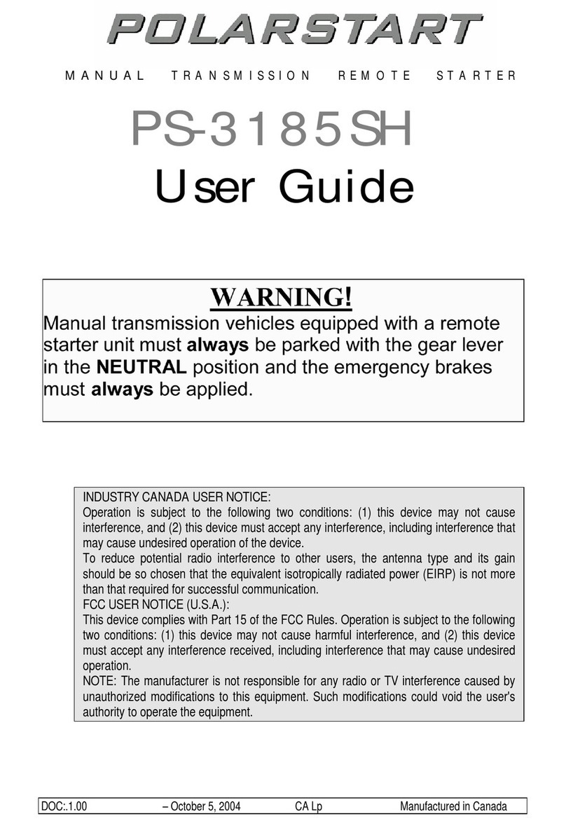Polarstart PS-3185SH User manual